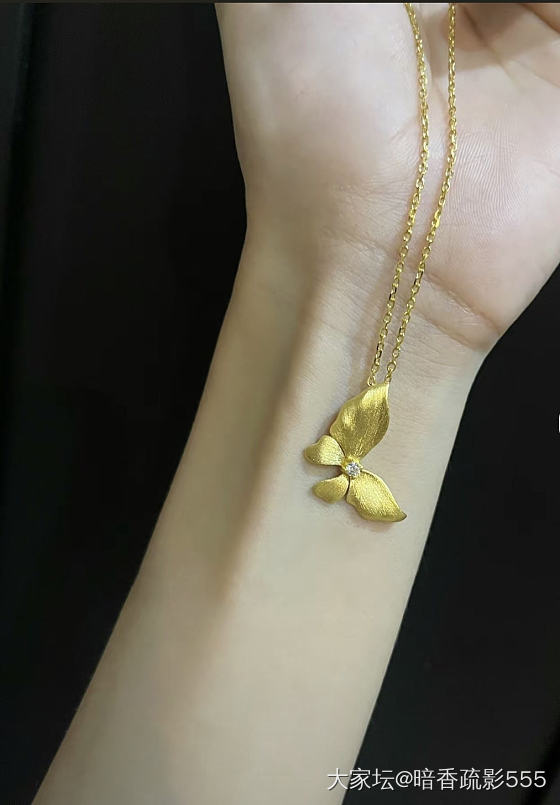 最近种草各种蝴蝶🦋项链_项链金