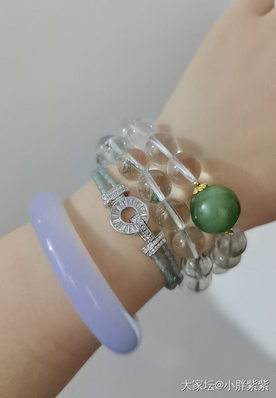 旧串儿翻新的今日左手～_珠串水晶