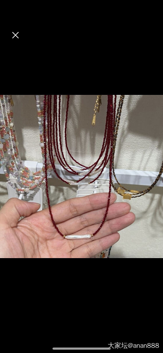 小红书，看了一下午直播，买了5条项链，好漂亮，和金项链叠搭挺好_首饰
