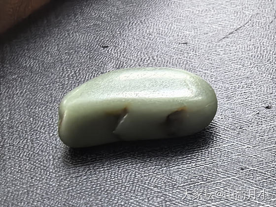 沙枣青中最出彩的颜色_和田玉