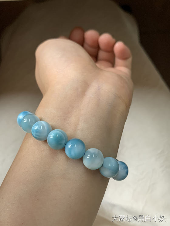 海纹石_珠串彩色宝石海纹石