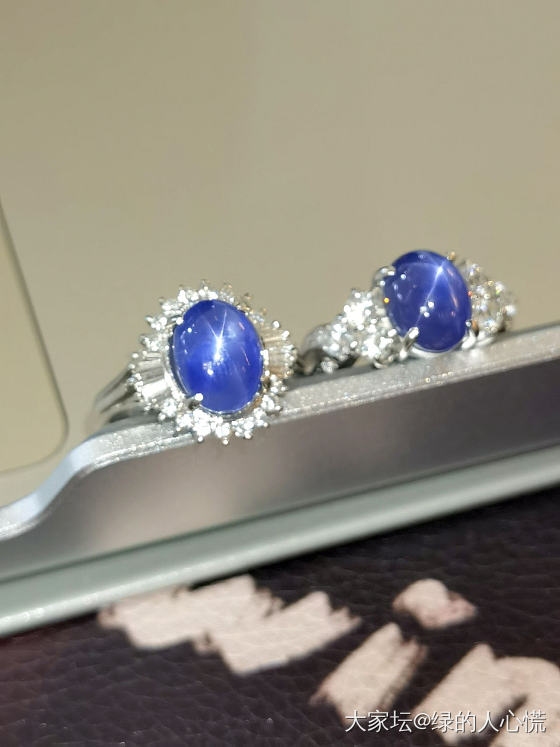 不能让我的小蓝星孤单过双十一~_戒指蓝宝石