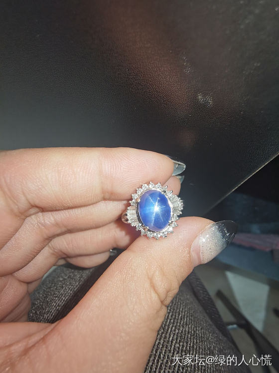 不能让我的小蓝星孤单过双十一~_戒指蓝宝石