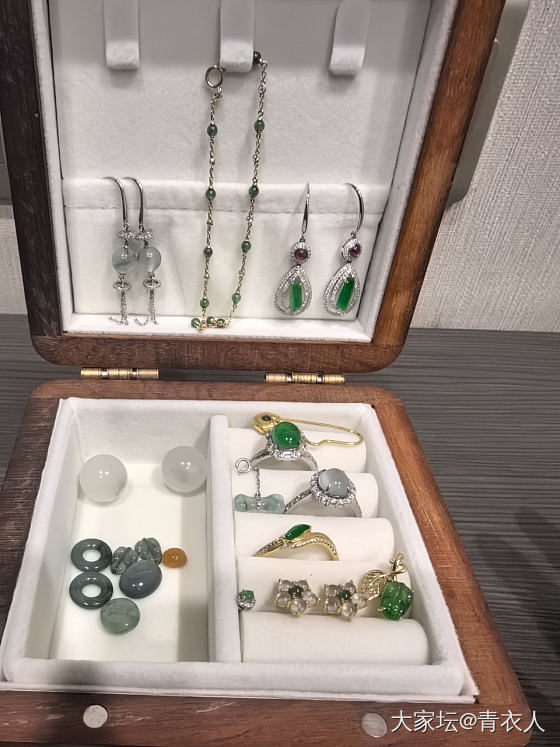跟着坛友买的盒子_首饰盒翡翠