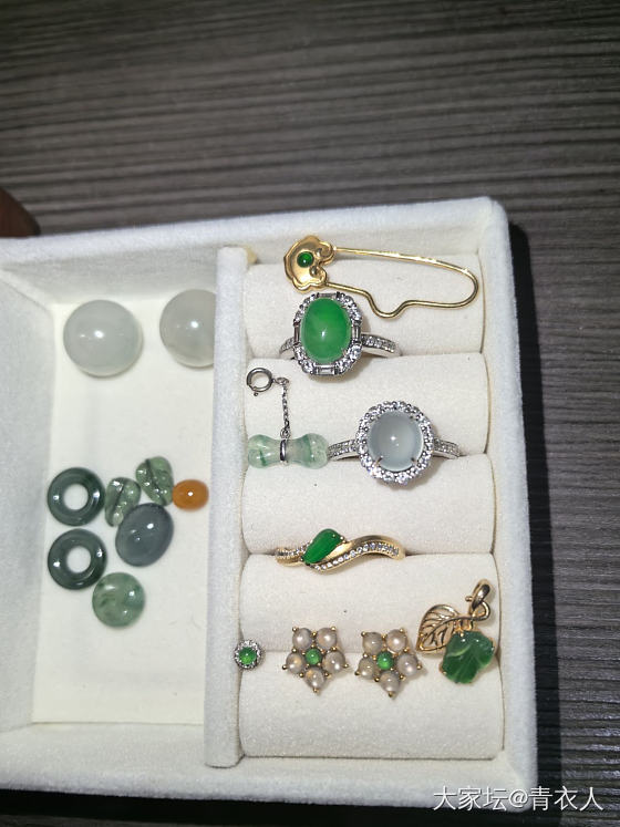 跟着坛友买的盒子_首饰盒翡翠
