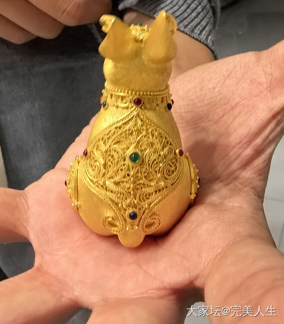 赶上收税的最后一天入了228克的兔子🐰刚好儿子的生肖，昨天晚上拍今天上午就到了水..._金