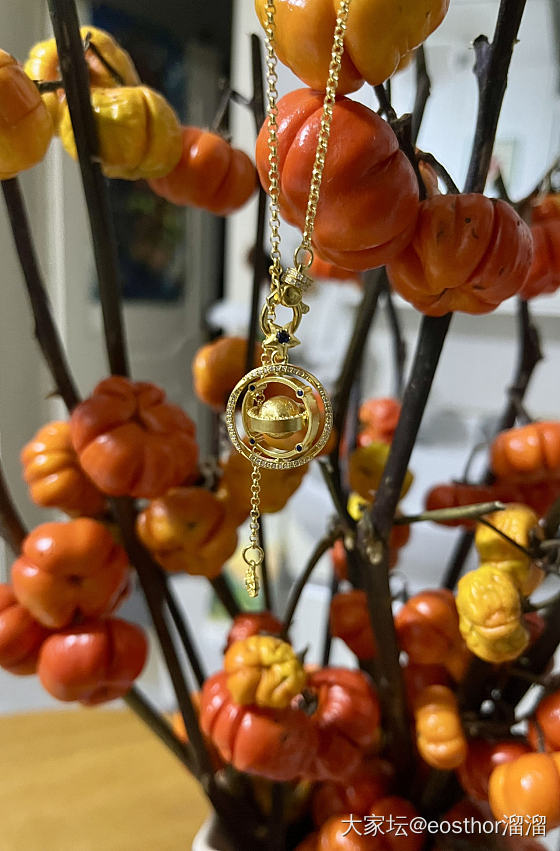 立冬的快乐—流转星河吊坠旋转浑天仪