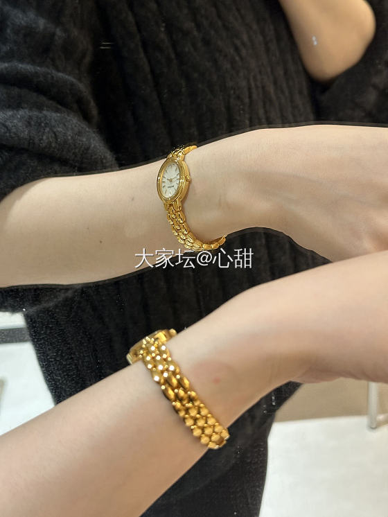 晒新欢，时隔多年，终于拥有西普尼金表，很轻巧精致_手表金