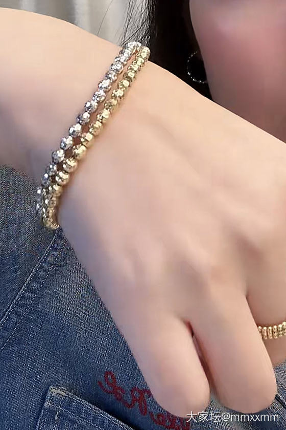 日本制18K手链_金