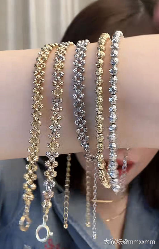 日本制18K手链_金