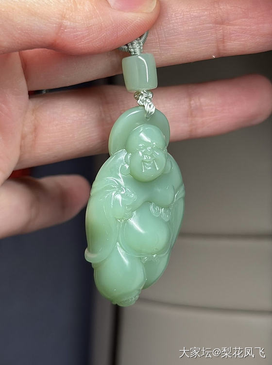 粉绿碧玉_和田玉