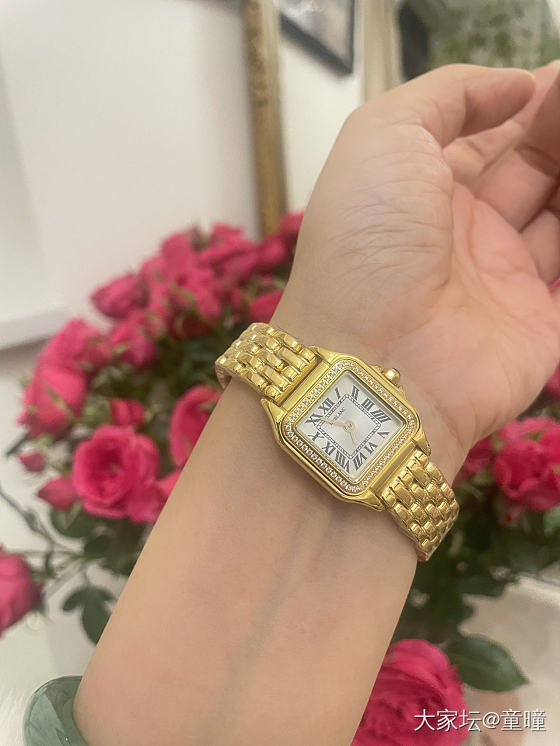 我终于在生日的时候拥有小金表了，刚收到新鲜热乎的_金