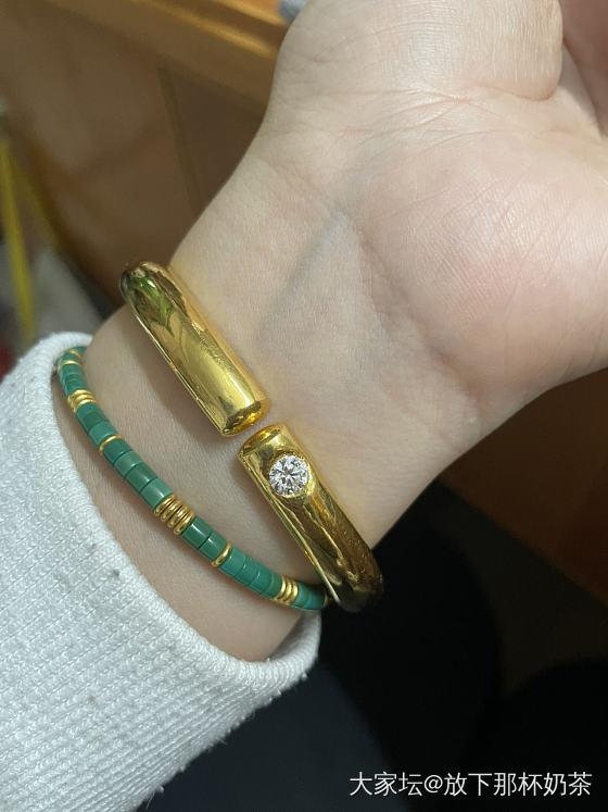 找到一个和黄金特别搭的小戒指_金