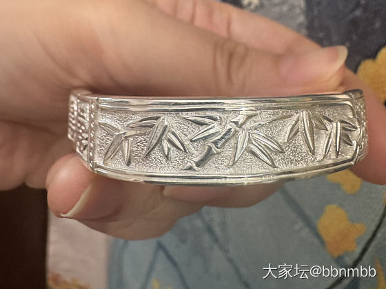 成峰青梅竹马双喜银镯_银