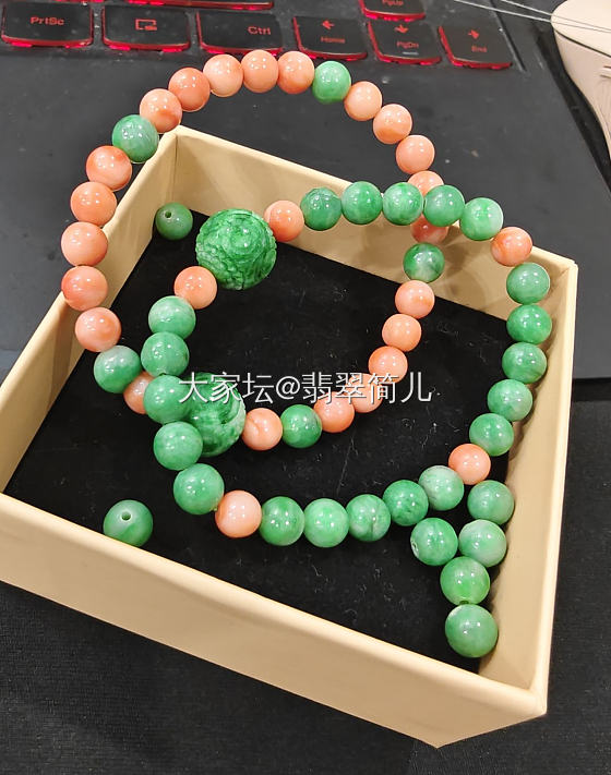 周末的小手工，小手串_文玩