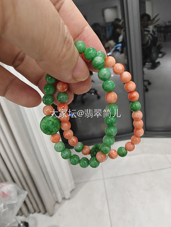 周末的小手工，小手串_文玩