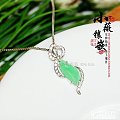 小薇镶嵌鲜亮色吊坠
