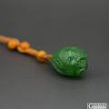 菠菜绿 小白菜吊坠 先拍先得 底价秒杀