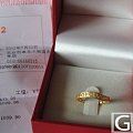 周大福 forever戒指一枚