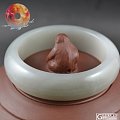 买了个青花镯子，5k大元，大家欣赏下看看是不是值得哦