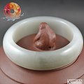 买了个青花镯子，5k大元，大家欣赏下看看是不是值得哦
