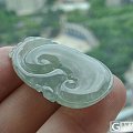 ～～～翡翠(A货)--雪花棉飘花--飘花如意