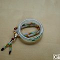 小精品~温婉典雅浮萍圆杆手镯