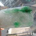 【无艳·扉玥】2.13福如东海靓种飘绿牌.冰种阳绿如意幸福方牌