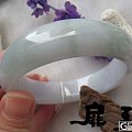 【无艳·扉玥】8.10淡绿带紫超值福镯和豆底飘绿斑福镯