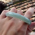 ~翡翠(A货)--三色--58圈口镯子