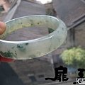 【无艳·扉玥】6.28冰果冻飘蓝花厚桩福镯,冰果冻飘蓝花细福镯