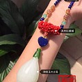和田玉大兰花毛衣链