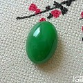 【铭盛翡翠】-冰糯种满绿蛋面