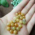 富玉满堂翡翠散珠5mm 7.5mm 微信18680206070