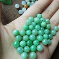 富玉满堂翡翠散珠5mm 7.5mm 微信18680206070