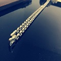 王朝手作STEEL FLAME钢火链 十字军盾牌吊坠s990 纯银 手工