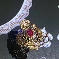 复古风18k玫瑰金红宝石戒指 ps:欢迎咨询