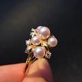 Mikimoto 专柜正品戒指 AkOYA海水珠