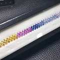 【久石久珠宝】彩色蓝宝石渐变色系列 🌈公主方切割 3mm+尺寸