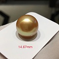 14-15mm南洋海水金珠
圆微瑕镜面光泽
秒🉐5999🉐5999
现货仅一颗