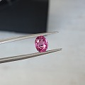 给大家欣赏一颗超级漂亮的粉蓝宝晶体超好 纯玻璃体2.03克拉EGL证书