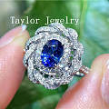 我超喜欢的一枚蓝宝石戒指