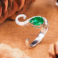 【泰勒彩宝】哥伦比亚muzo祖母绿戒指设计款