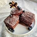 小竹子的烘焙-圣诞树桩蛋糕