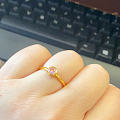 新买的戒指真貌美！