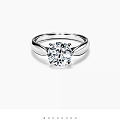 求教：Tiffany这款四爪和卡地亚1895的区别，40分钻石更适合哪一款？...