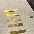 杨州大运河博物馆看到的金银钱文物