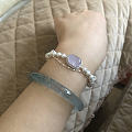 紫貔貅珍珠手链已做好，翡翠配珍珠是真的好看