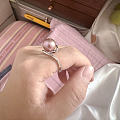 自己DIY的珍珠戒指