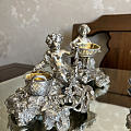 他们是来自1880年的法国Odiot极品小天使盐碟一套，不爱奢侈品，独爱银器。